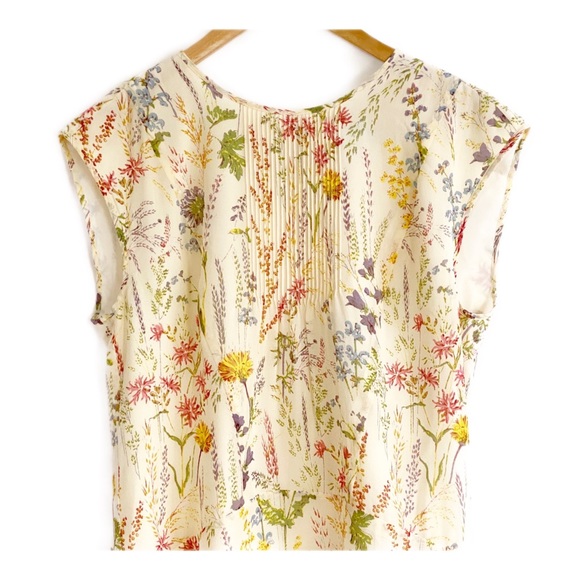 New Madewell Silk Gardengate Dress in Natural - Picture 3 of 16